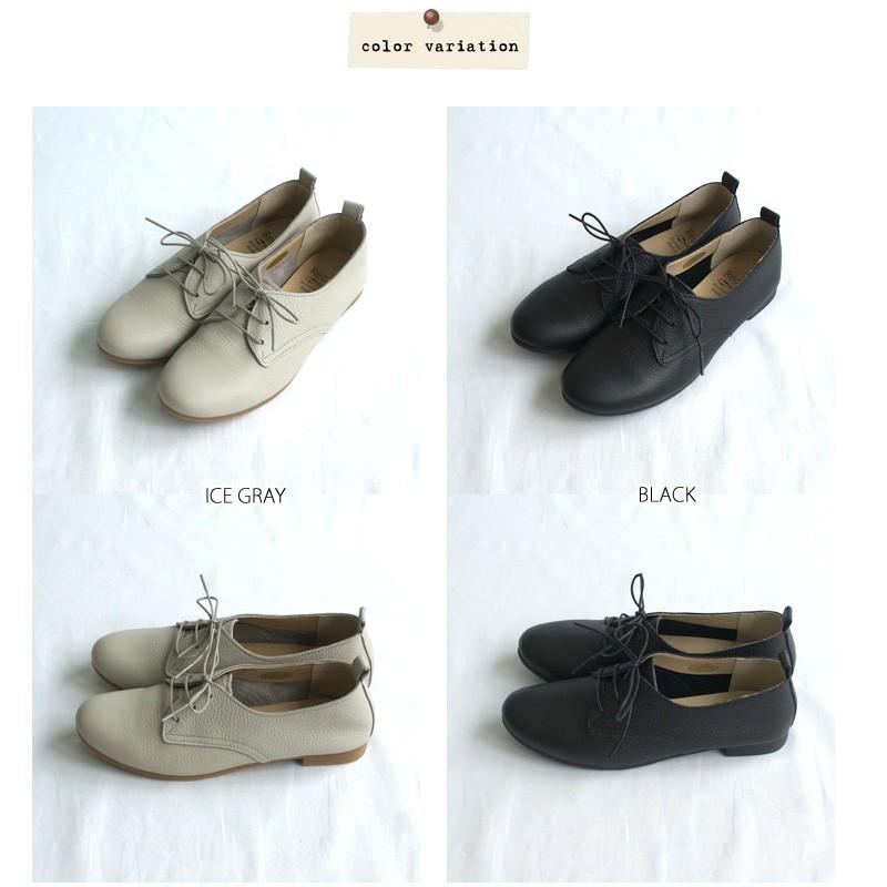 Recipe レシピ ゆったりレースアップ Rp 240 レディース レザー 牛革 本革 革靴 カジュアル 日本製 レザーシューズ Rp 240 Galette Store 通販 Yahoo ショッピング