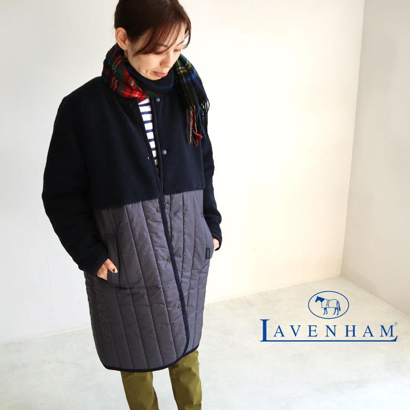キルティングコート ラベンハム Lavenham Galette Storeのキルティングコート レディース ラベンハム 秋冬 Sherpa Palgrave キルティングコート ラブンスター Lavenster 正規品 ノーカラーロングコート Slj2140 Galette Store 買い専門店
