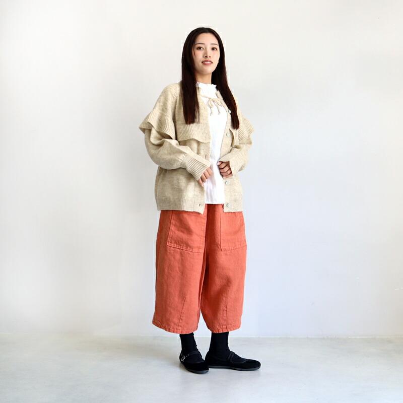 tumugu: ソリトリネン フリルパンツ 楽天市場】tumugu(ツムグ