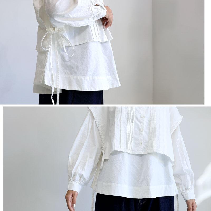 tumugu ツムグ 5ozコットンリネンスラブデニムベスト付プル