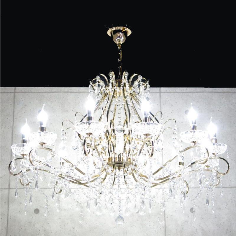 キャンドル型 シャンデリア LED 照明 12灯 10畳 40W 照明器具