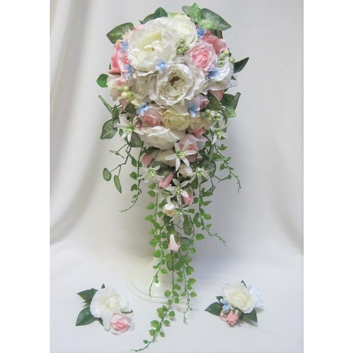 本店は フレンチローズのキャスケードブーケ ウェディングブーケ 生花みたいに綺麗な造花です 高品質なのに安いb0529 驚きの値段 Teslaimagem Com Br