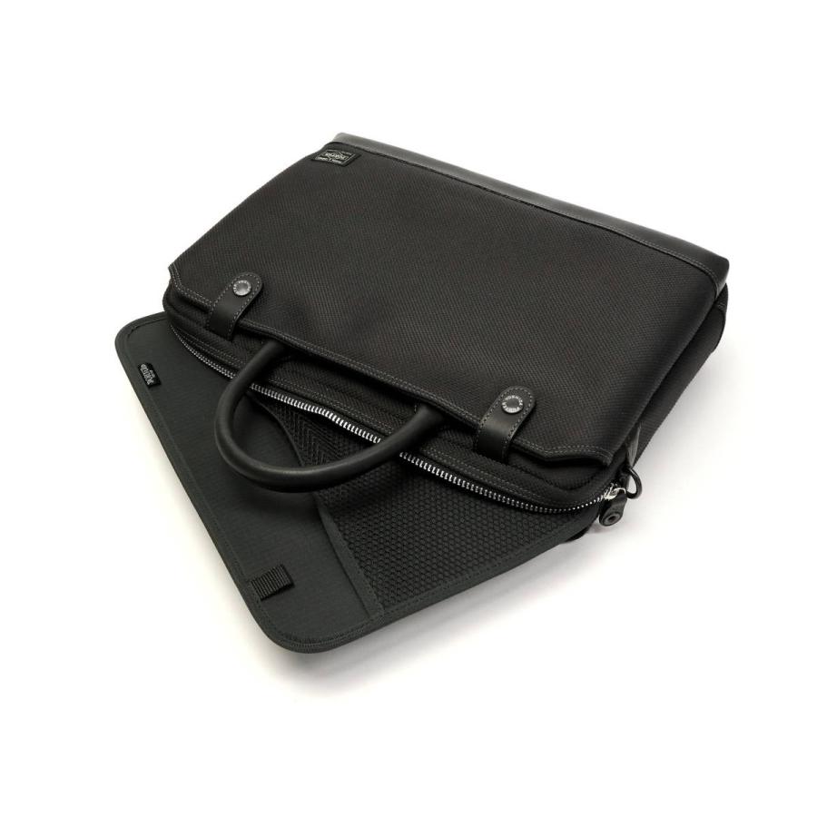 ポーター エルダー ブリーフケース 010-04427 ビジネスバッグ 吉田カバン PORTER ELDER BRIEFCASE 薄マチ メンズ 2WAY 通勤 A4 ショルダー 日本製｜galleria-onlineshop｜17