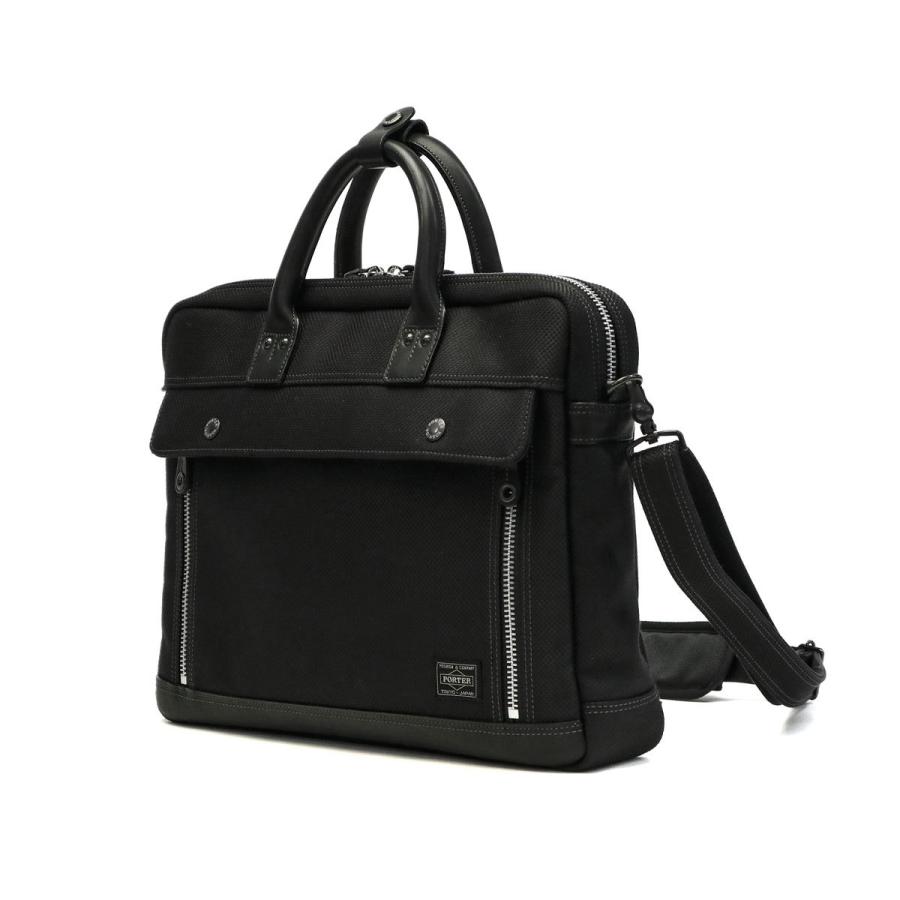 ポーター エルダー ブリーフケース 010-04429 ビジネスバッグ 吉田カバン PORTER ELDER BRIEFCASE A4 B4 2WAY ショルダー 通勤 ビジネス 撥水 メンズ｜galleria-onlineshop｜08