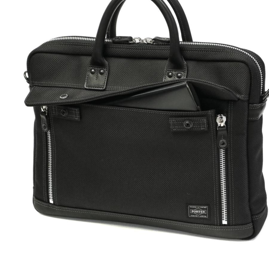 ポーター エルダー ブリーフケース 010-04429 ビジネスバッグ 吉田カバン PORTER ELDER BRIEFCASE A4 B4 2WAY ショルダー 通勤 ビジネス 撥水 メンズ｜galleria-onlineshop｜11