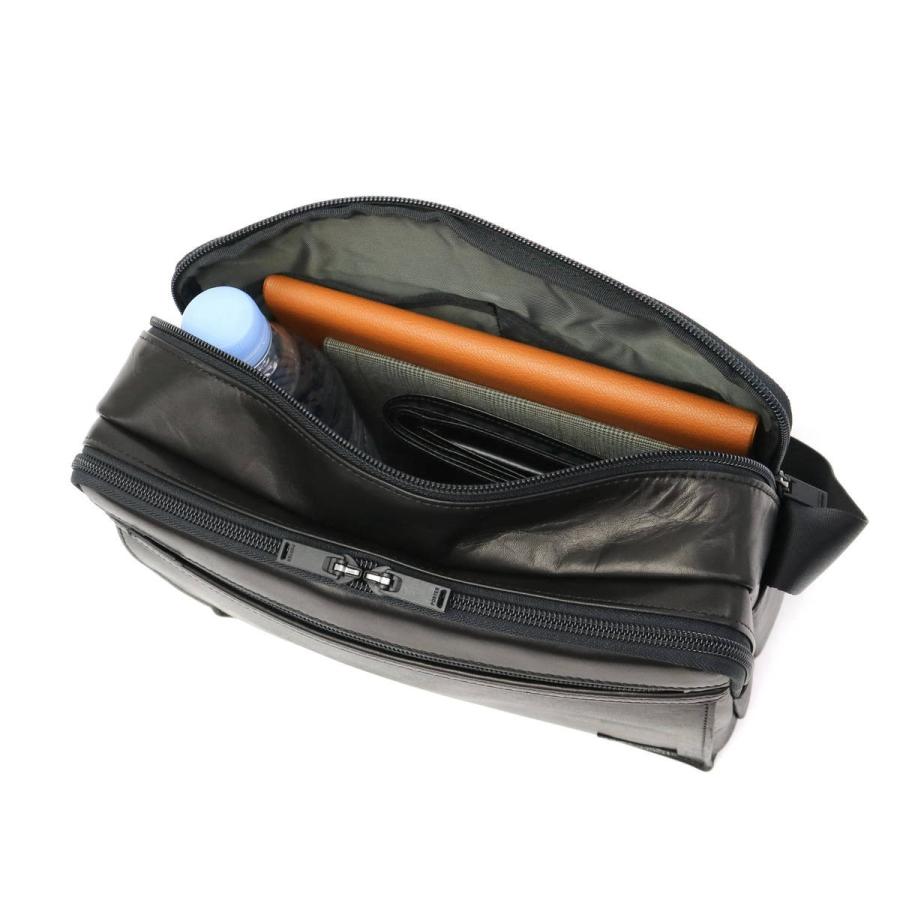 ポーター アメイズ ショルダーバッグ 022-03790 吉田カバン PORTER AMAZE SHOULDER BAG(L) メンズ A5 革 本革 小さい 斜めがけ 軽い 黒 日本製の画像