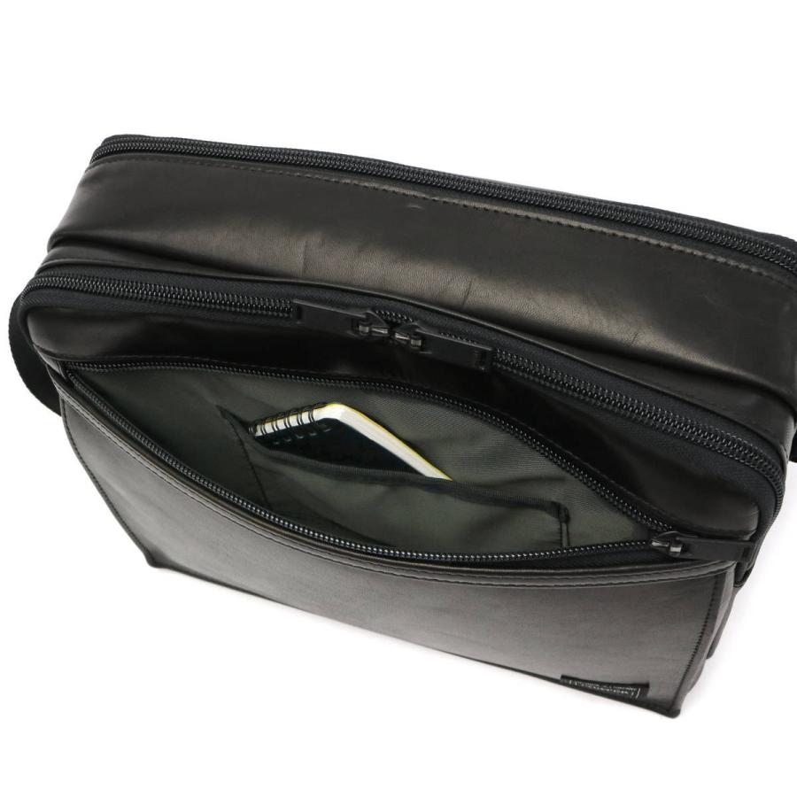 ポーター アメイズ ショルダーバッグ 022-03790 吉田カバン PORTER AMAZE SHOULDER BAG(L) メンズ A5 革 本革 小さい 斜めがけ 軽い 黒 日本製の画像