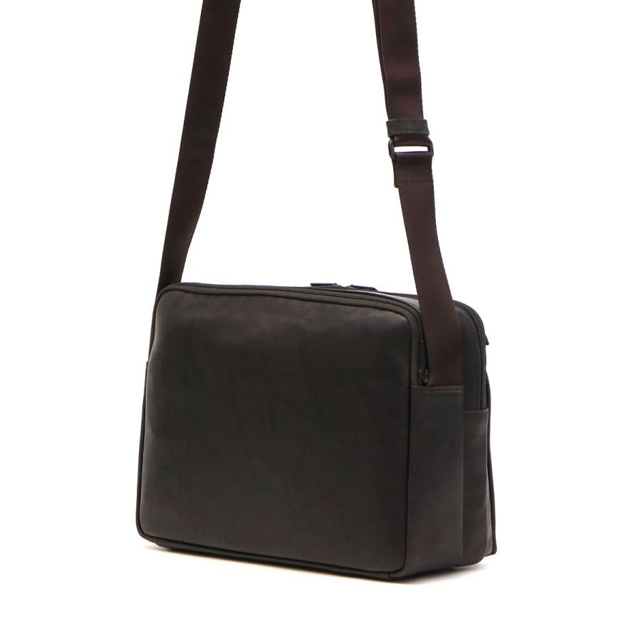 ポーター アメイズ ショルダーバッグ 022-03790 吉田カバン PORTER AMAZE SHOULDER BAG(L) メンズ A5 革 本革 小さい 斜めがけ 軽い 黒 日本製｜galleria-onlineshop｜09