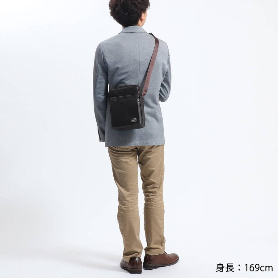 ポーター アメイズ ショルダーバッグ 022-03793 吉田カバン PORTER AMAZE SHOULDER BAG メンズ A5 小さい 本革 革 本革 斜めがけ 軽い 日本製｜galleria-onlineshop｜07