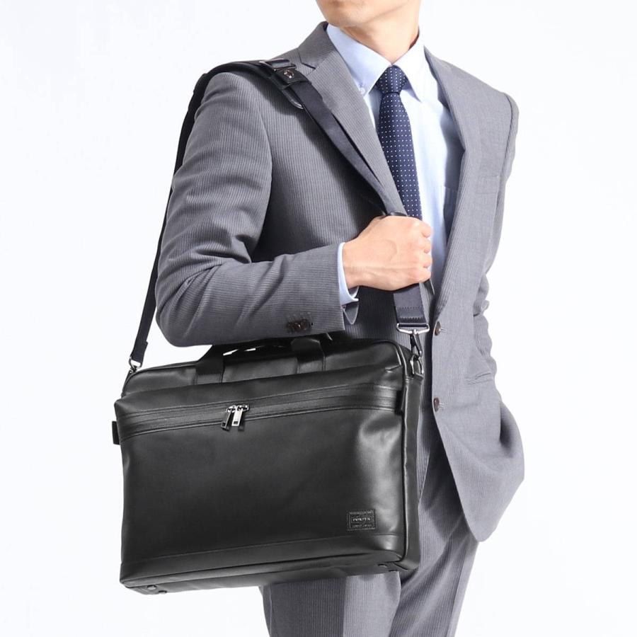 ポーター ガード 2WAYブリーフケース 033-05056 ビジネスバッグ ブリーフケース 吉田カバン PORTER GUARD 2WAY BRIEFCASE バッグ 通勤 A4 本革 メンズの画像