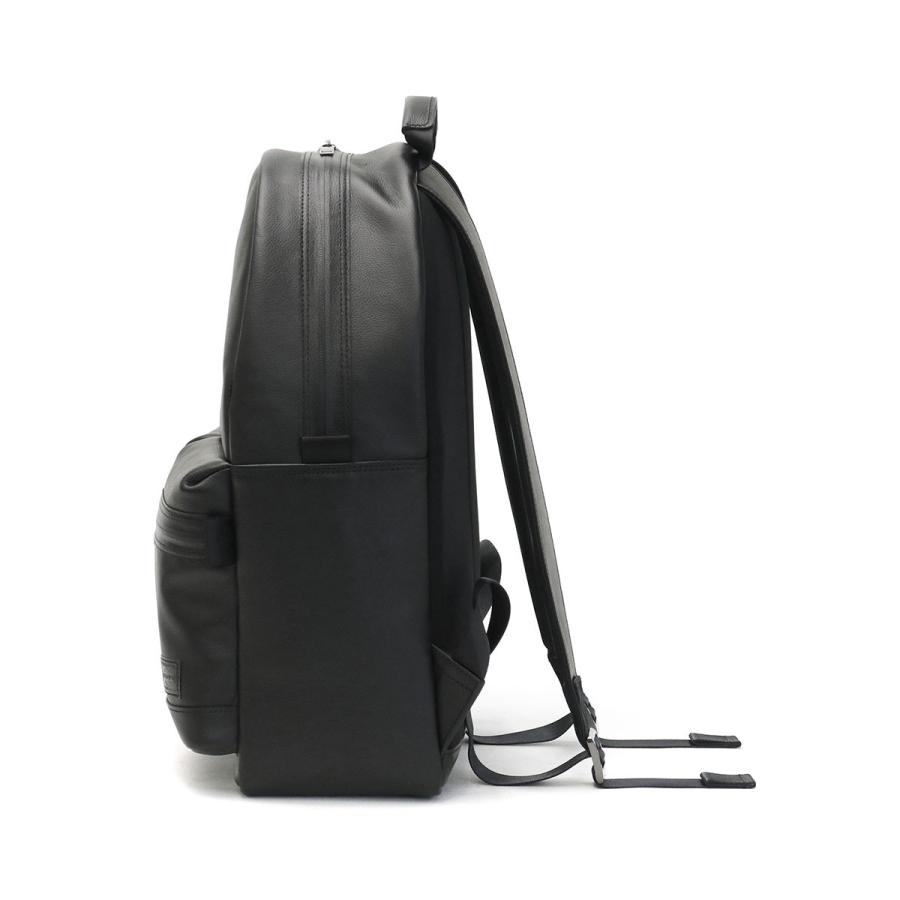 ポーター ガード デイパック 033-05059 リュック 吉田カバン PORTER GUARD DAYPACK メンズ おしゃれ 通学 シンプル 黒 本革 革 出張 A4 17Lの画像