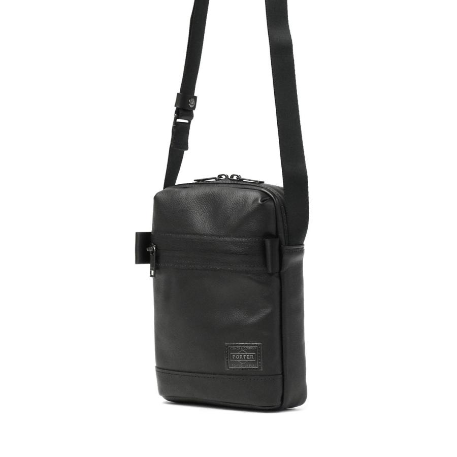 ポーター ガード ショルダーバッグ 033-05064 吉田カバン PORTER GUARD SHOULDER BAG ショルダーバッグ メンズ ミニショルダー 縦型 本革 撥水 薄マチ 軽量｜galleria-onlineshop｜08