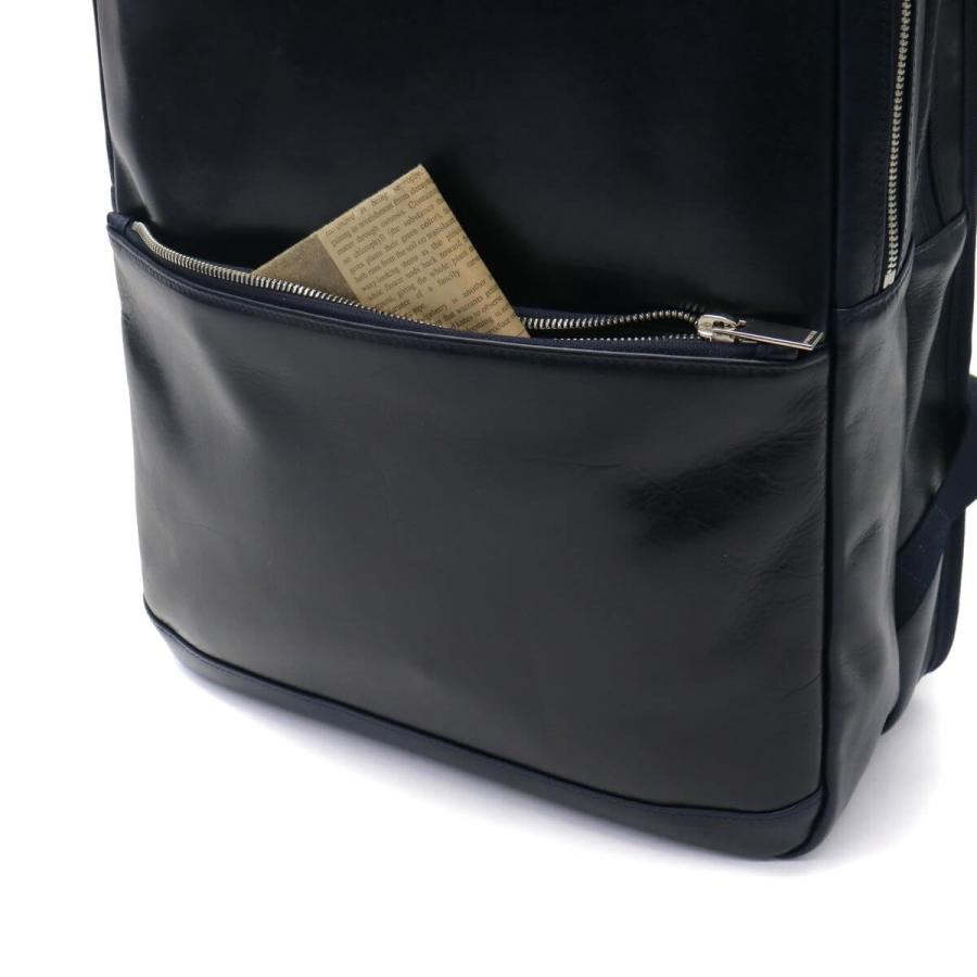 ポーター クラーク デイパック 034-03197 リュック 吉田カバン PORTER CLERK DAYPACK メンズ おしゃれ 黒 日本製 ビジネス 革 本革 A4 B4の画像