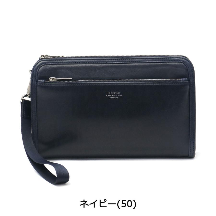 ポーター クラーク ポーチ 034-03199 セカンドバッグ 吉田カバン PORTER バッグ CLERK POUCH クラッチバッグ メンズ 本革｜galleria-onlineshop｜06