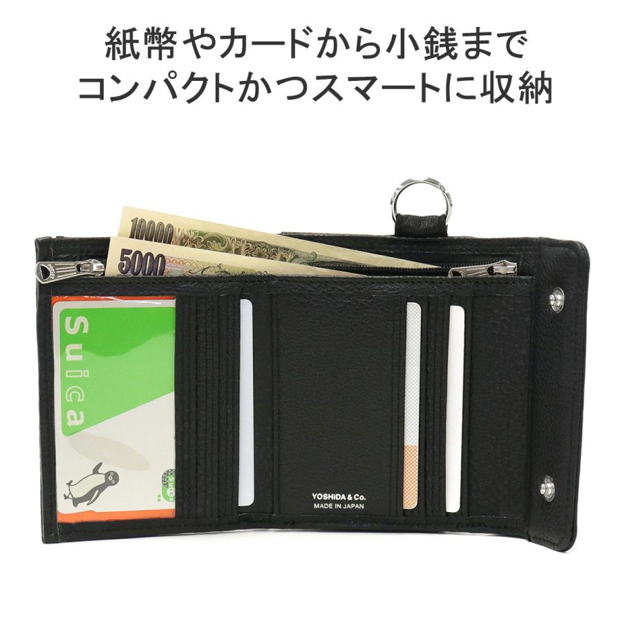 ポーター カーム ウォレット 041-03122 三つ折り財布 吉田カバン PORTER CALM WALLET メンズ レディース コンパクト ブランド 黒 革 本革 レザー｜galleria-onlineshop｜08