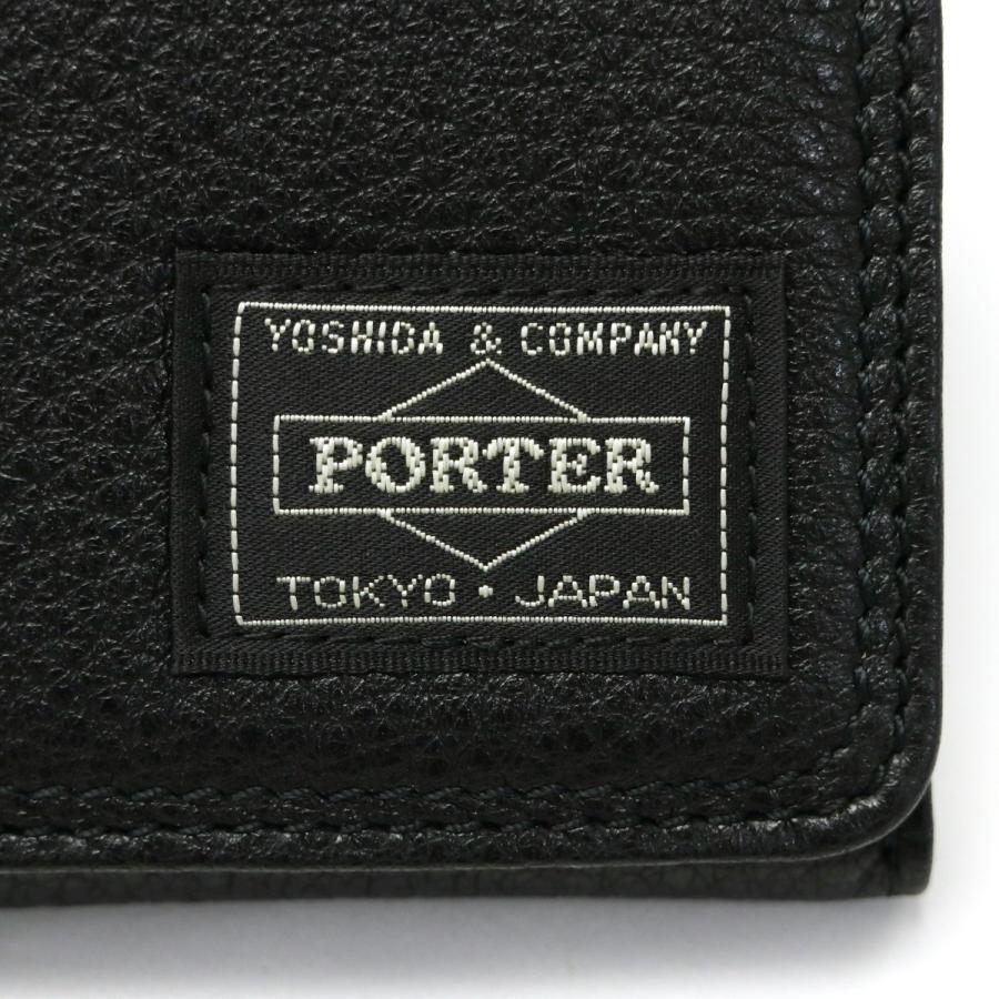 ポーター カーム ウォレット 041-03124 三つ折り財布 吉田カバン PORTER CALM WALLET メンズ レディース コンパクト ミニ財布 黒 革 本革 レザー｜galleria-onlineshop｜22