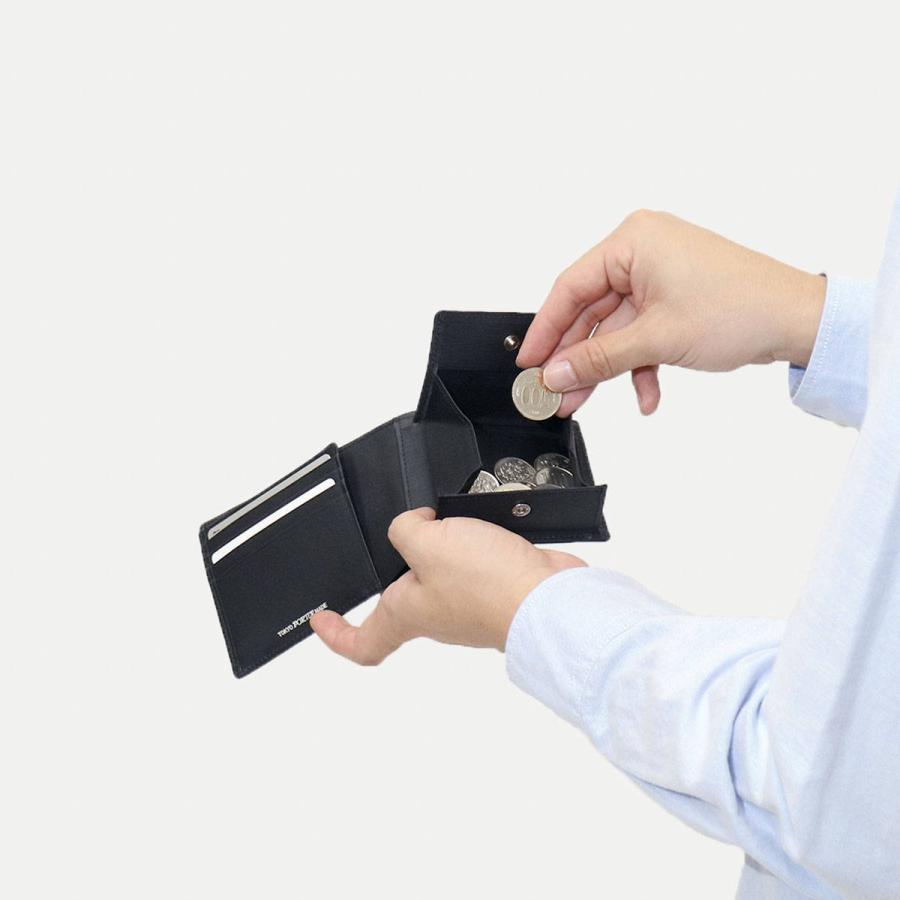 ポーター カレント ウォレット 052-02204 吉田カバン PORTER CURRENT WALLET 二つ折り BOX型小銭入れ ブランド 本革 レディース 日本製｜galleria-onlineshop｜09