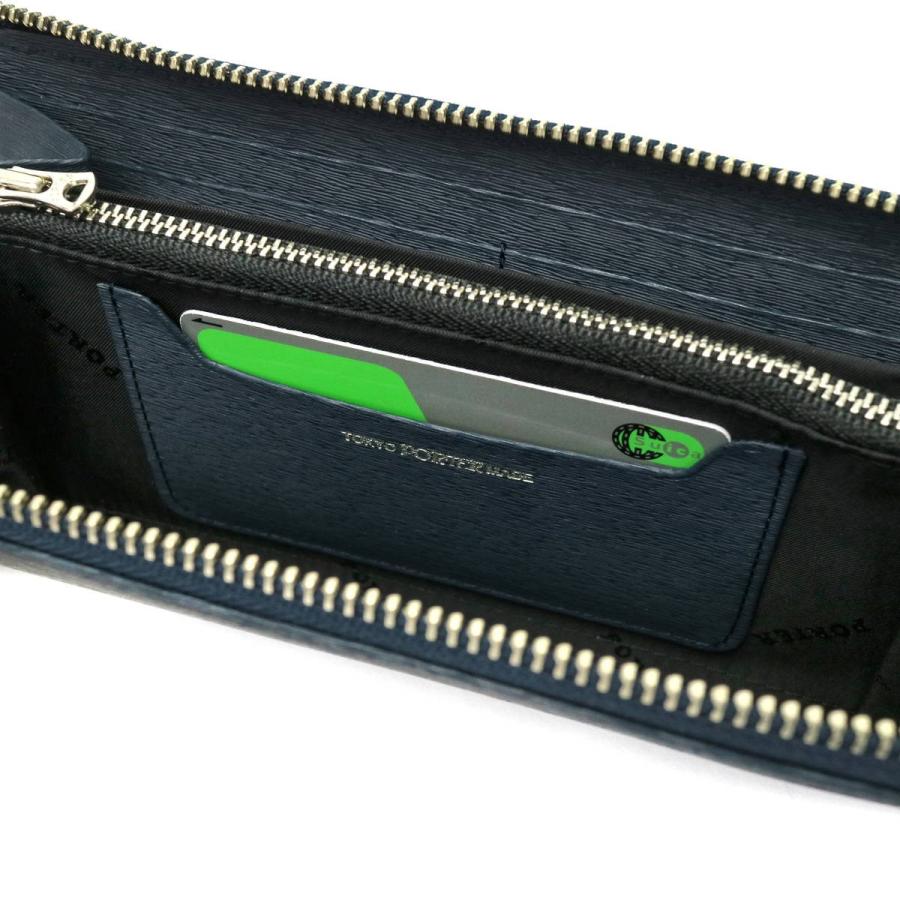 ポーター カレント ロングウォレット 052-02210 吉田カバン PORTER CURRENT LONG WALLET 長財布 L字ファスナー メンズ 革 ブランド レディース 日本製｜galleria-onlineshop｜14