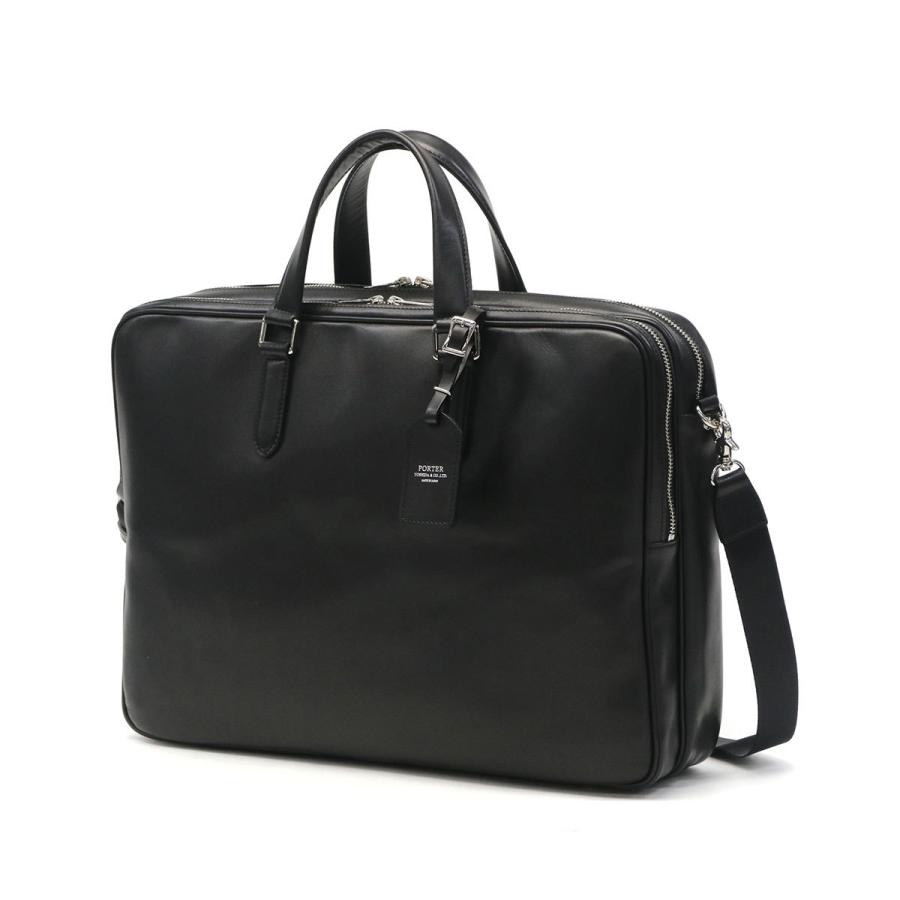 ポーター ソート 2WAYブリーフケース 116-03272 ビジネスバッグ ブリーフケース 吉田カバン PORTER SORT 2WAY BRIEFCASE A4 B4 2層 通勤 メンズ 革 日本製｜galleria-onlineshop｜04