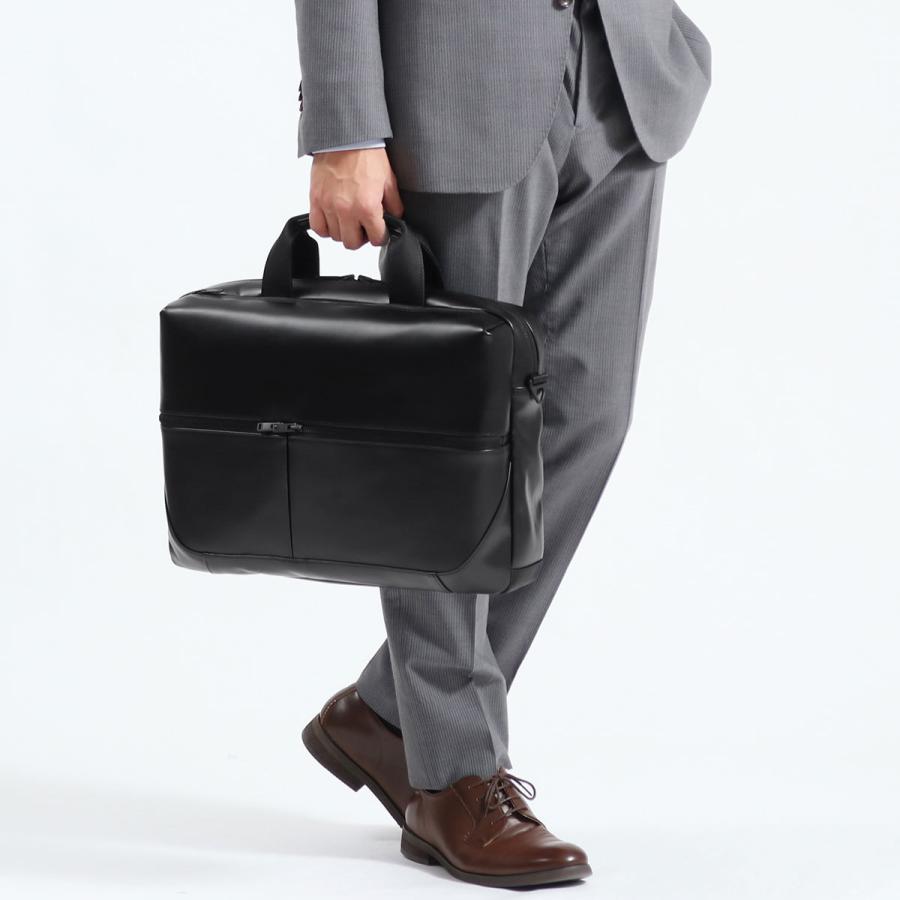 ポーター スタンス 2WAYブリーフケース(L) 117-05031 ビジネスバッグ 吉田カバン PORTER STANCE 2WAY BRIEF CASE(L) 本革 撥水 B4 通勤 PC収納 メンズ 日本製の画像