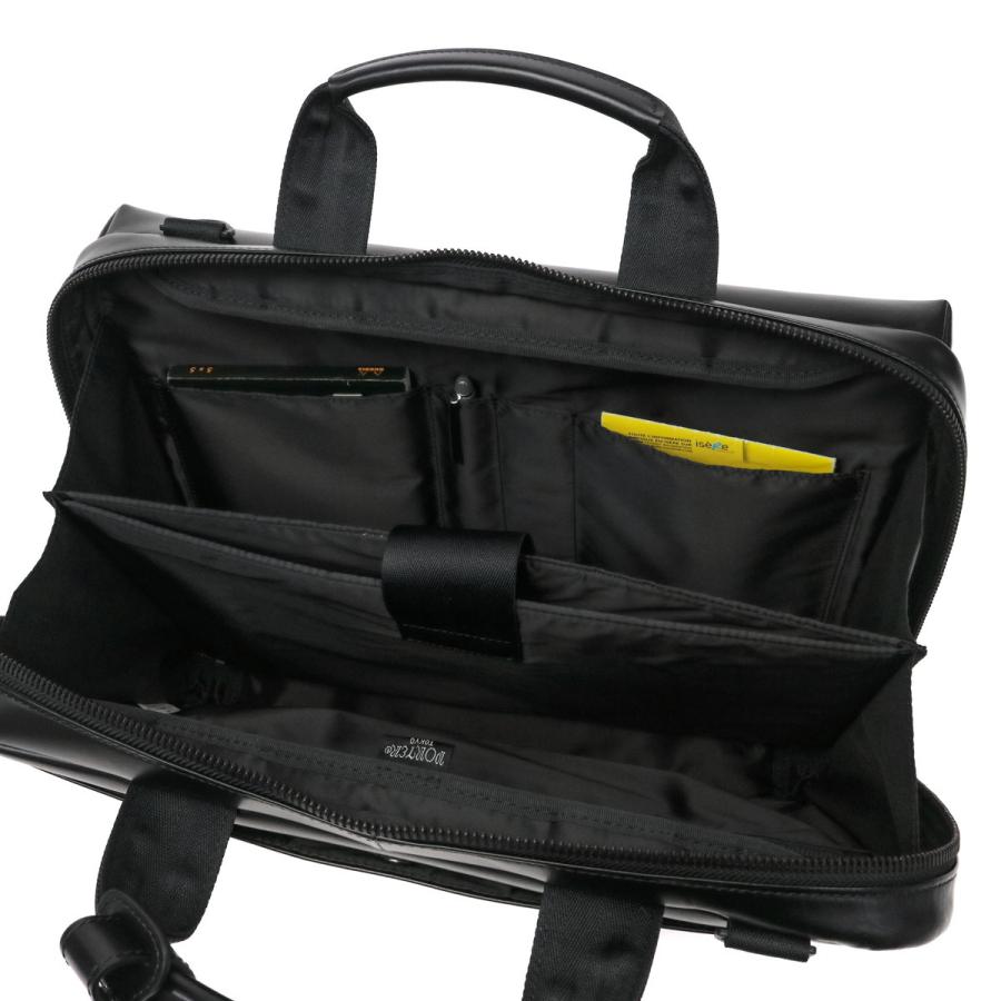 ポーター スタンス 2WAYブリーフケース(S) 117-05032 ビジネスバッグ 吉田カバン PORTER STANCE 2WAY BRIEF CASE(S) 本革 撥水 A4 通勤 PC収納 メンズ 日本製の画像