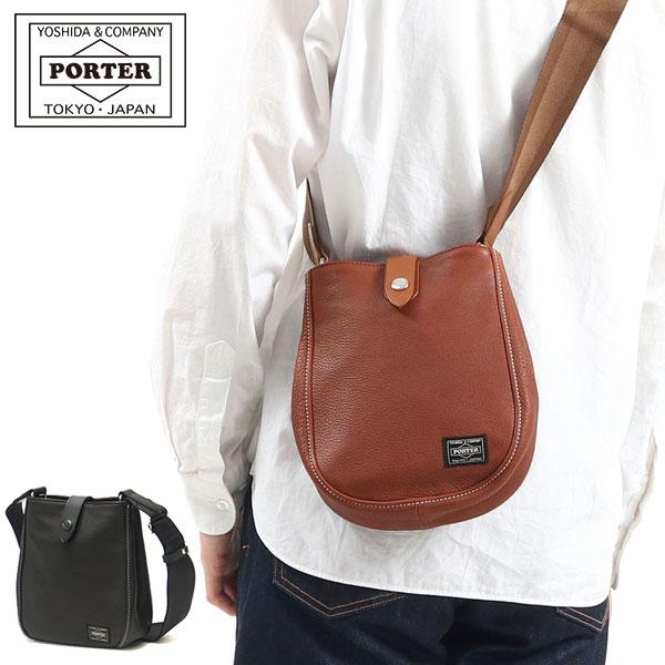 PORTER ポーター CISCO シスコ レザー ショルダーバッグ ブラウン PORTER ポーター シスコ ショルダーバッグ(L) 120-03307 吉田カバン