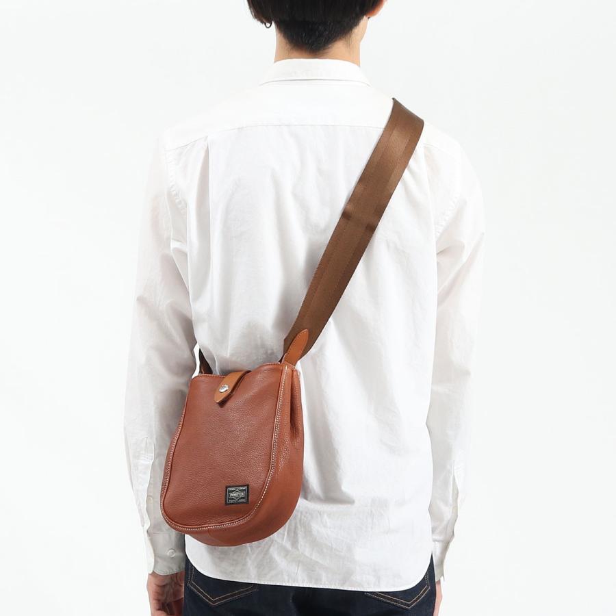 ポーター シスコ ショルダーバッグ(L) 120-03307 吉田カバン PORTER CISCO SHOULDER BAG(L) 斜めがけ ミニショルダー 革 本革 レザー 日本製 メンズ レディース｜galleria-onlineshop｜09