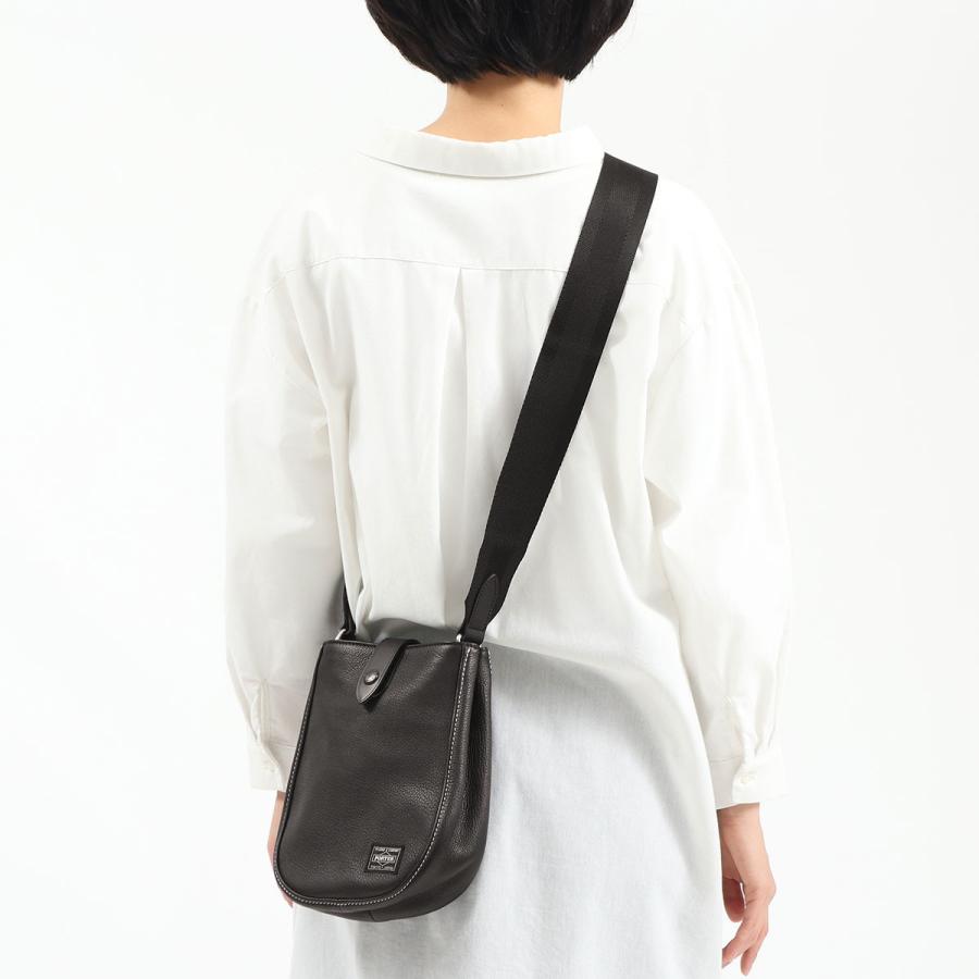 ポーター シスコ ショルダーバッグ(L) 120-03307 吉田カバン PORTER CISCO SHOULDER BAG(L) 斜めがけ ミニショルダー 革 本革 レザー 日本製 メンズ レディース｜galleria-onlineshop｜11