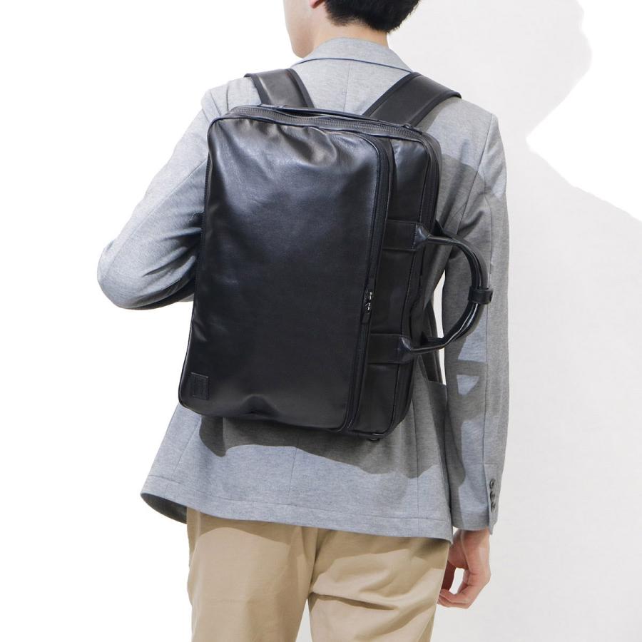 ポーター タイム ブラック 3WAYブリーフケース 146-05136 ブリーフケース 吉田カバン PORTER TIME BLACK B4 リュック ショルダー レザー 本革 日本製 通勤｜galleria-onlineshop｜05