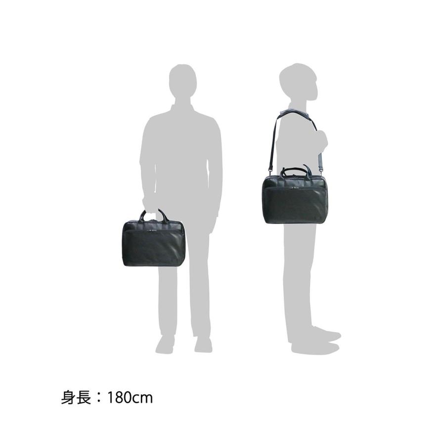 ポーター タイム ブラック 2WAYブリーフケース(S) 146-16102 吉田カバン PORTER TIME BLACK バッグ 吉田かばん A4 レザー 本革 日本製 通勤 メンズの画像