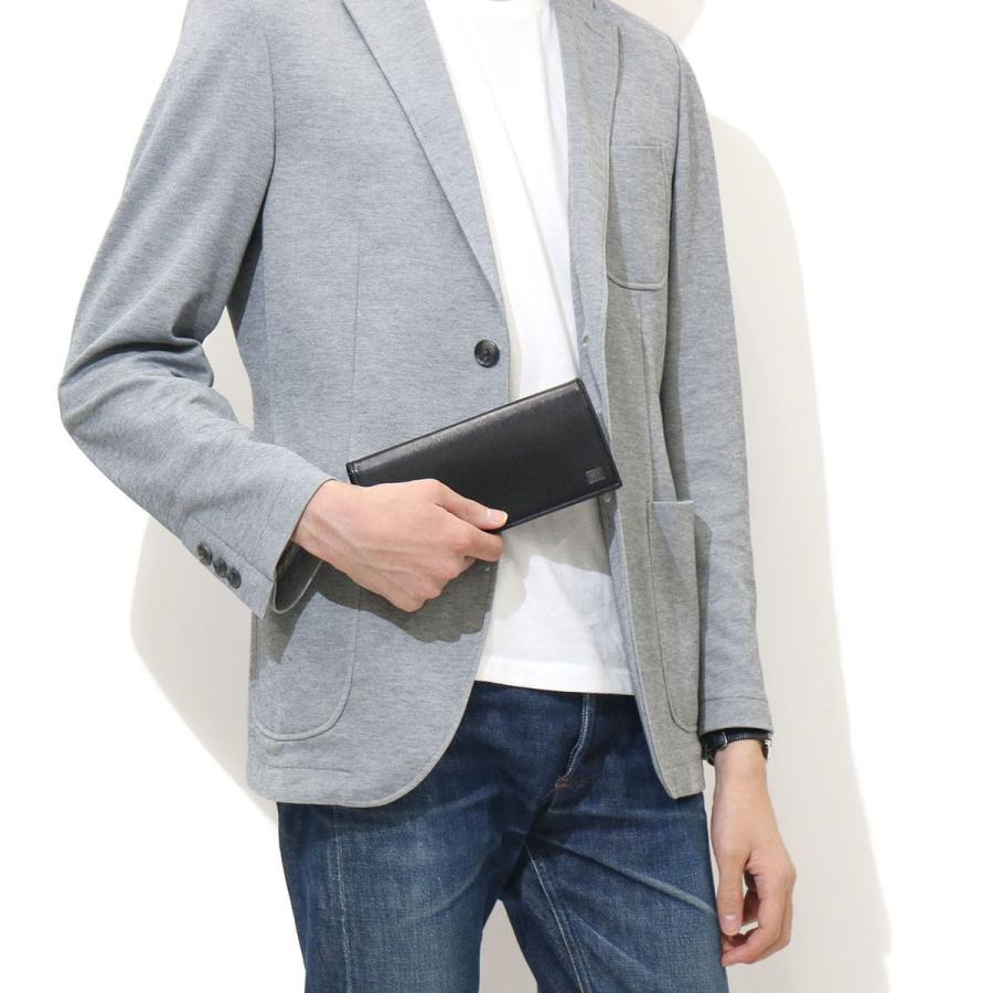 ポーター プリュム ウォレット 179-03870 吉田カバン PORTER PLUME WALLET 長財布 メンズ 本革 薄い ブランドレディース 小銭入れ 日本製の画像