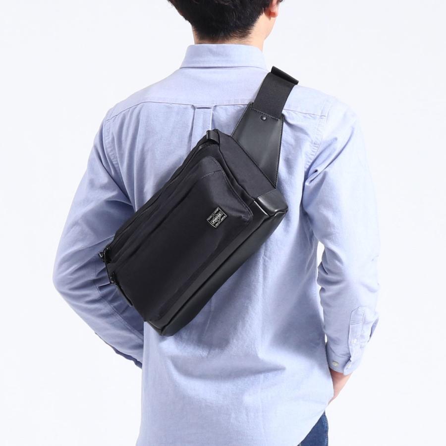 ポーター ルート ウエストバッグ 234-02702 ボディバッグ 吉田カバン PORTER ウエストポーチ ROOT WAISTBAG 斜めがけバッグ A5 メンズ レディース 日本製｜galleria-onlineshop｜06