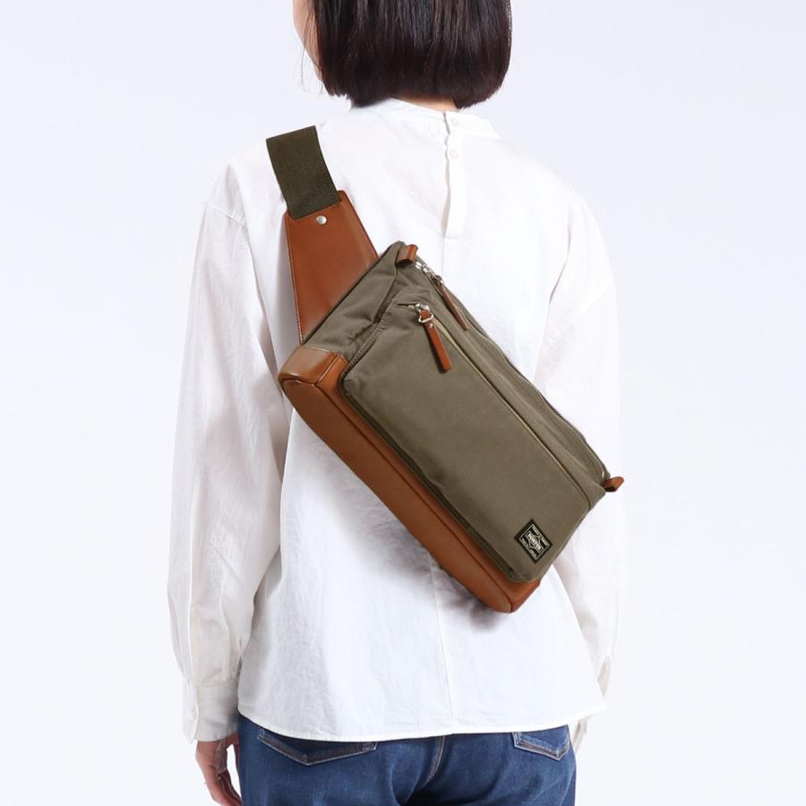 ポーター ルート ウエストバッグ 234-02702 ボディバッグ 吉田カバン PORTER ウエストポーチ ROOT WAISTBAG 斜めがけバッグ A5 メンズ レディース 日本製｜galleria-onlineshop｜08