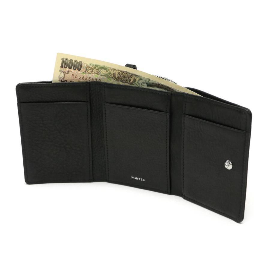 ポーター スプレンダー ウォレット 261-03895 三つ折り財布 吉田カバン PORTER SPLENDOR WALLET メンズ レディース コンパクト 革 本革 財布 ブランド 黒 小さめ｜galleria-onlineshop｜12