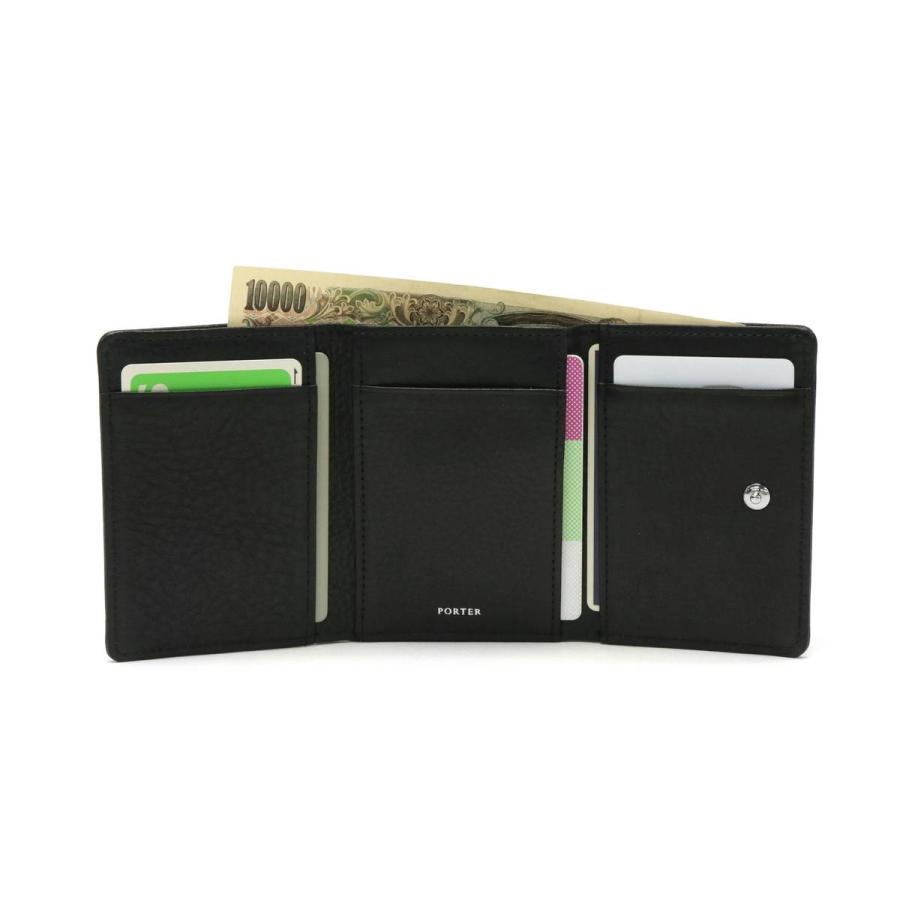 ポーター スプレンダー ウォレット 261-03895 三つ折り財布 吉田カバン PORTER SPLENDOR WALLET メンズ レディース コンパクト 革 本革 財布 ブランド 黒 小さめ｜galleria-onlineshop｜11