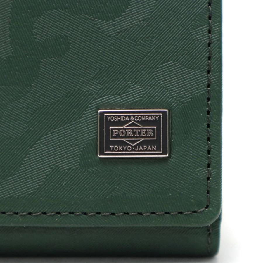 ポーター ワンダー ウォレット 342-06038 三つ折り財布 ミニ財布 吉田カバン PORTER WONDER コンパクト WALLET 本革 迷彩 カモフラージュ メンズ レディース｜galleria-onlineshop｜24