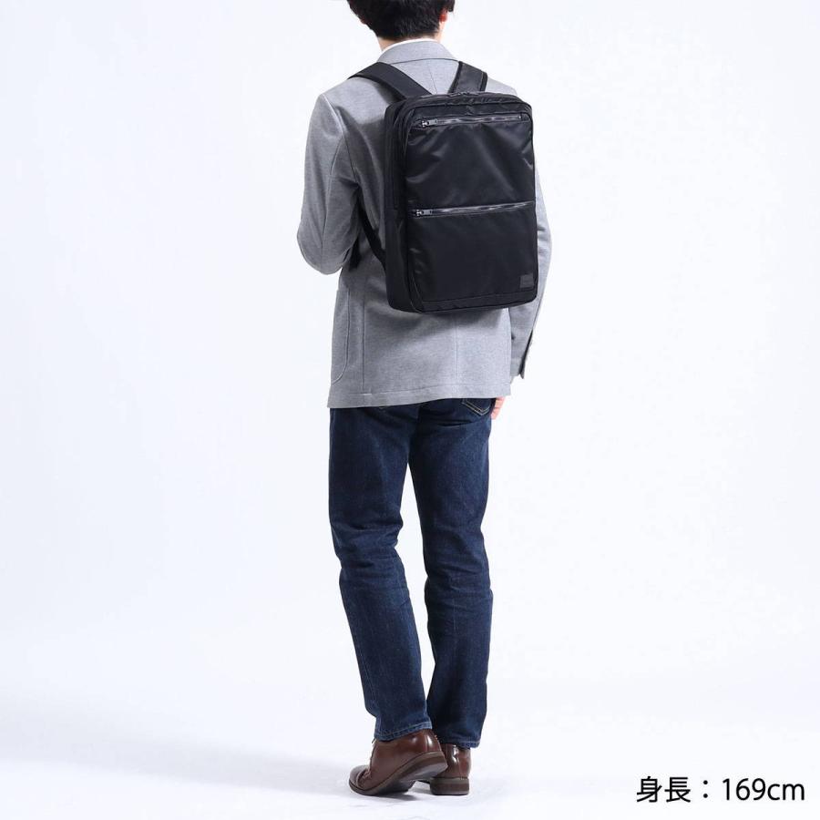 ポーター エヴォ デイパック 534-05272 ビジネスリュック 吉田カバン PORTER EVO ビジネスバッグ DAYPACK バックパック 1層 A4 PC収納 通勤 メンズ レディース｜galleria-onlineshop｜07