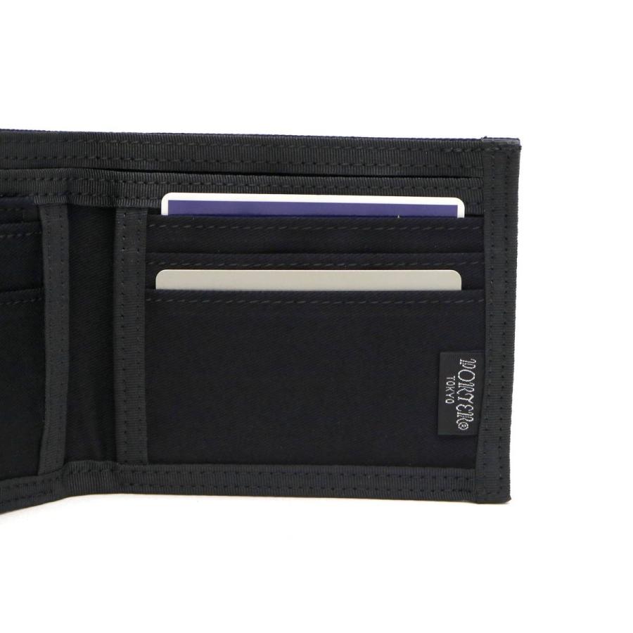 ポーター ドローイング ウォレット 650-09781 二つ折り財布 吉田カバン PORTER DRAWING WALLET 小銭入れなし スリム 薄い 日本製 メンズ レディース｜galleria-onlineshop｜13