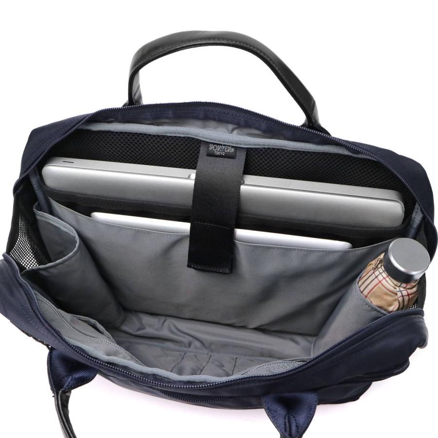 ポーター タイム 2WAYブリーフケース(S) 655-06168 ビジネスバッグ 吉田カバン PORTER TIME 2WAY BRIEFCASE(S) 薄マチ メンズ 通勤 A4 PC収納 軽量 1層 日本製の画像
