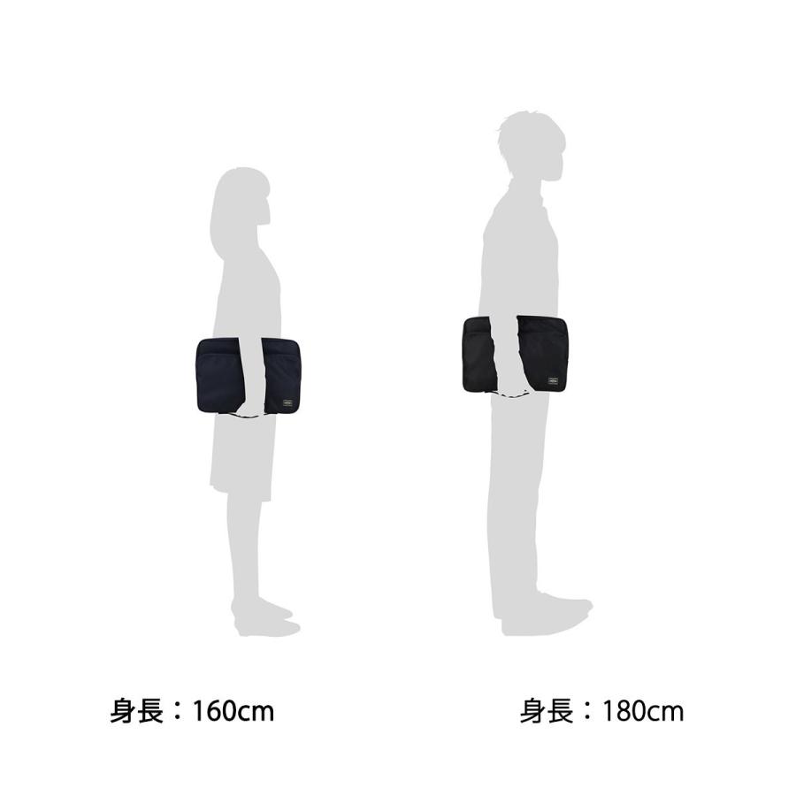ポーター タイム ドキュメントケース 655-17876 クラッチ 吉田カバン PORTER TIME A4 DOCUMENT CASE ナイロン 軽量 ビジカジ メンズ レディースの画像