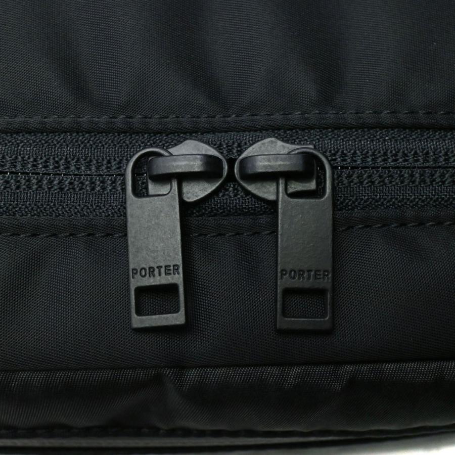 Porter 黒 ナイロン ボディバッグ DARK FOREST（PORTER） ポーター ダークフォレスト ウエストバッグ(S