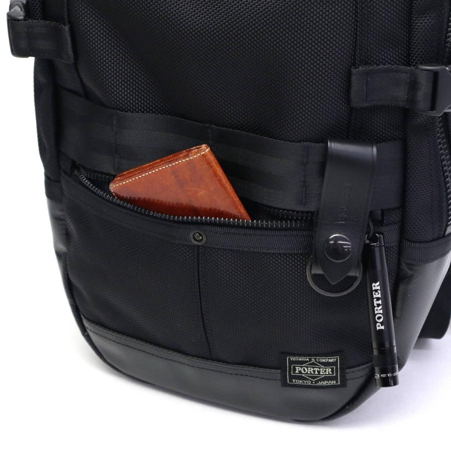 ポーター ヒート リュックサック 703-06303 リュック デイパック 吉田カバン PORTER HEAT RUCKSACK メンズ レディース おしゃれ 黒 バッグ｜galleria-onlineshop｜11