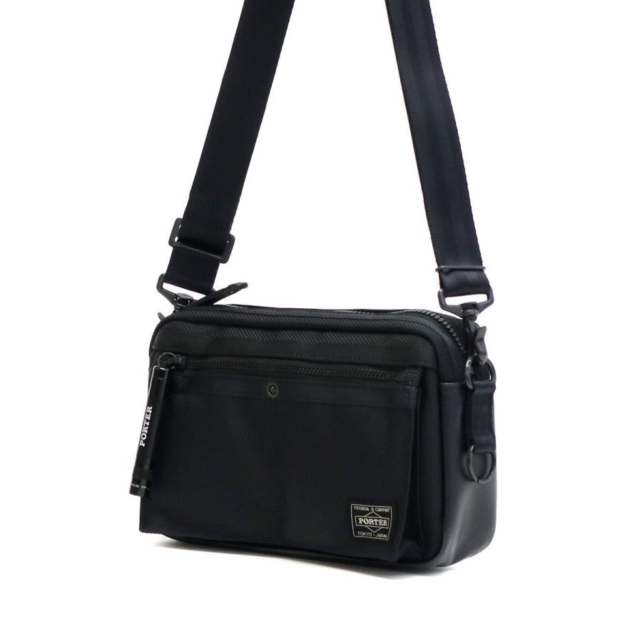 ポーター ヒート ショルダーバッグ 703-06975 吉田カバン PORTER HEAT SHOULDER BAG 斜めがけ 小さめ カジュアル ナイロン メンズ レディース ミニショルダー｜galleria-onlineshop｜06