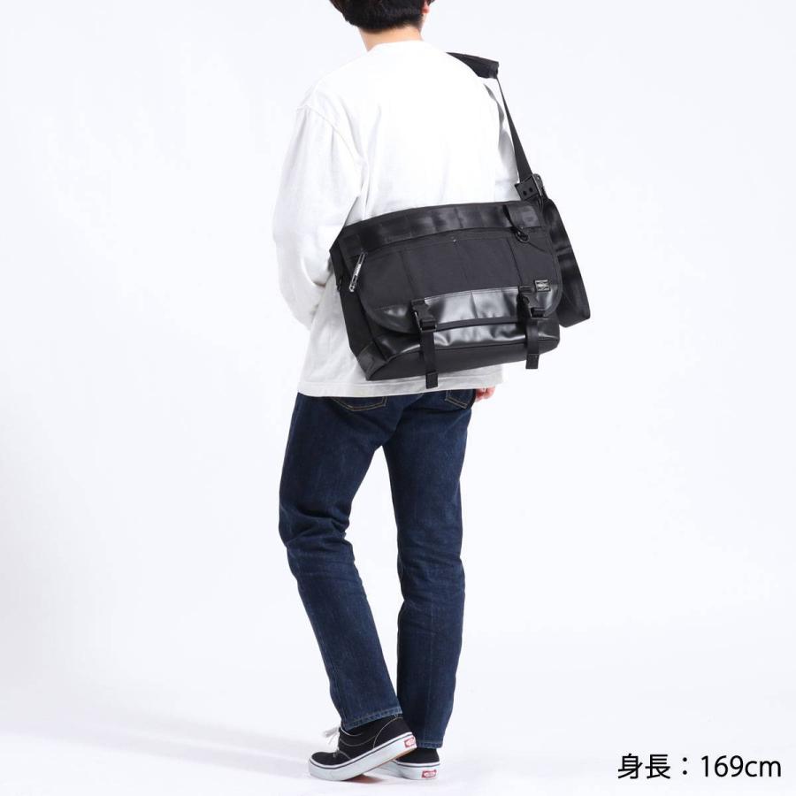 ポーター ヒート メッセンジャーバッグ(L) 703-07967 ショルダーバッグ 吉田カバン PORTER HEAT MESSENGERBAG(L) メンズ 大きめ B4 A4 ブランド 50代 斜めがけ｜galleria-onlineshop｜05