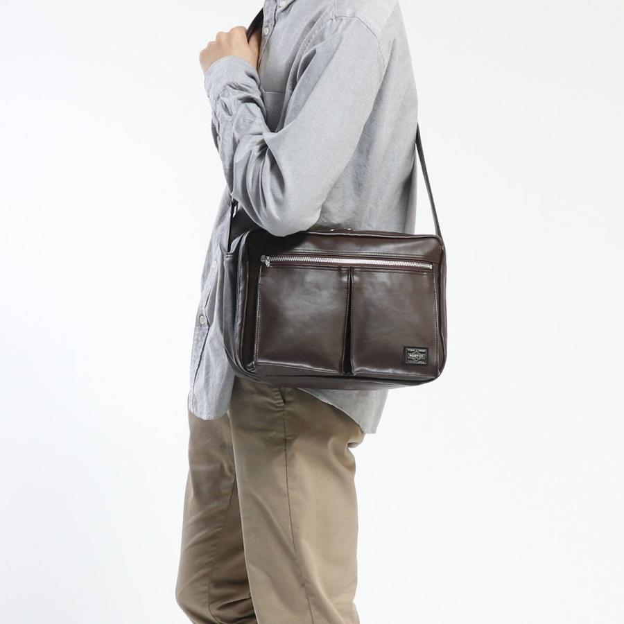 ポーター フリースタイル ショルダーバッグ(L) 707-08211 吉田カバン PORTER FREE STYLE SHOULDER BAG(L) メンズ レディース 小さい 軽い 斜めがけ｜galleria-onlineshop｜08