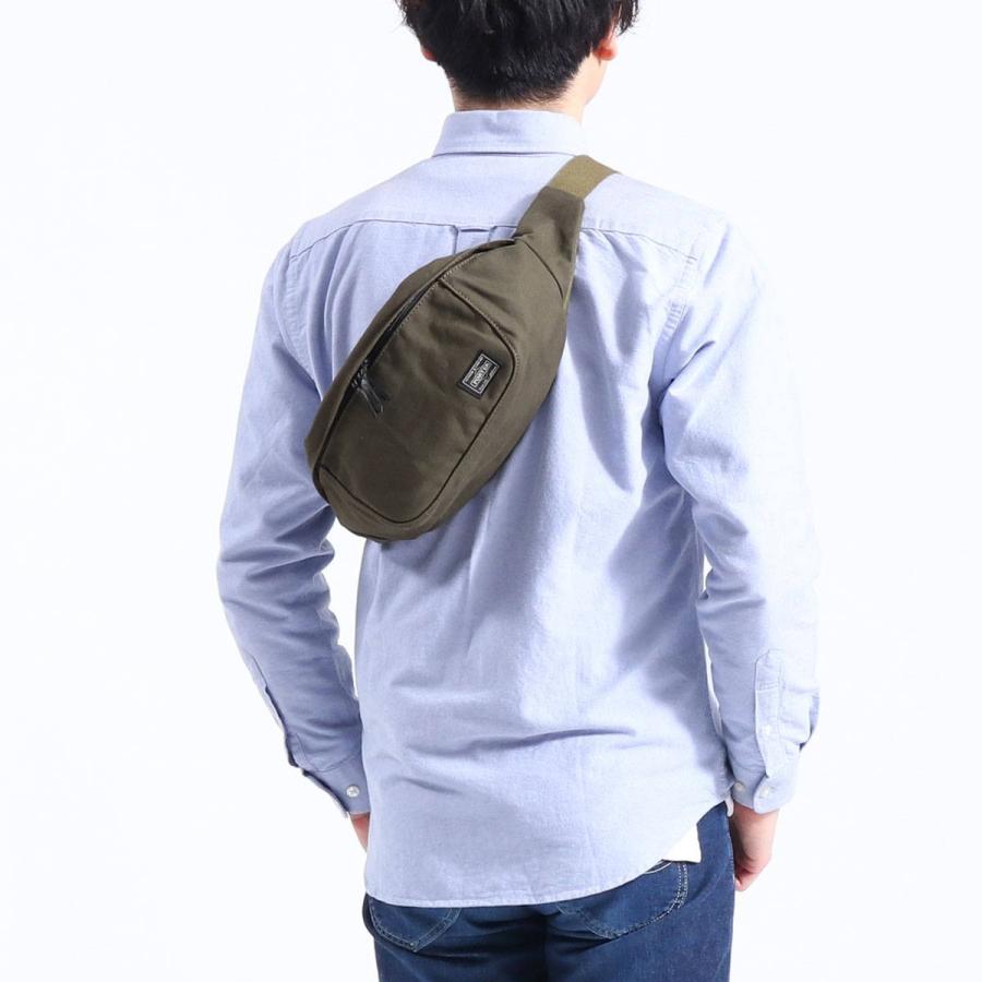 ポーター ビート ウエストバッグ(S) 727-09049 ウエストポーチ ボディバッグ 吉田カバン PORTER BEAT WAIST BAG(S) 斜めがけ コットン メンズ レディース｜galleria-onlineshop｜08