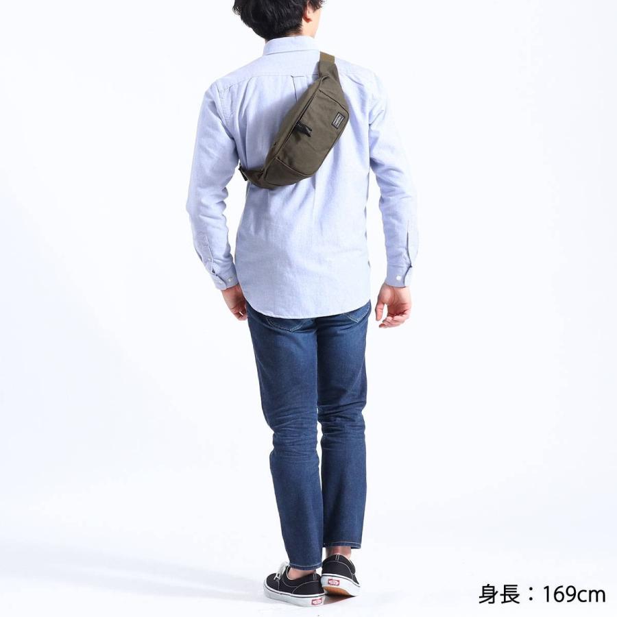 ポーター ビート ウエストバッグ(S) 727-09049 ウエストポーチ ボディバッグ 吉田カバン PORTER BEAT WAIST BAG(S) 斜めがけ コットン メンズ レディース｜galleria-onlineshop｜09