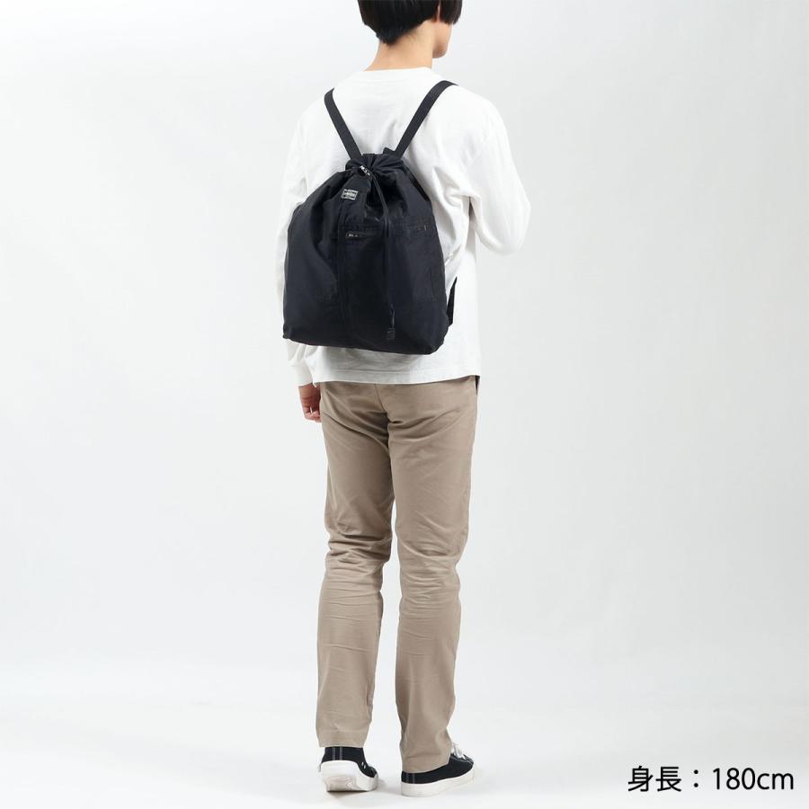 ポーター マイル ナップサック 754-15110 デイパック リュック 吉田カバン PORTER MILE KNAPSACK メンズ レディース おしゃれ シンプル 黒｜galleria-onlineshop｜08