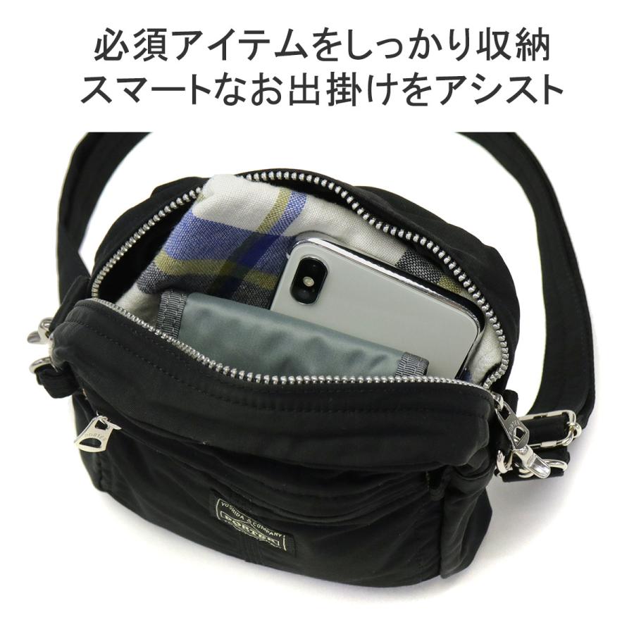 ポーター マイル ショルダーバッグ 754-15116 吉田カバン PORTER MILE SHOULDER BAG メンズ レディース 小さい ブランド 軽い 50代 60代 斜めがけ 軽量 日本製｜galleria-onlineshop｜10