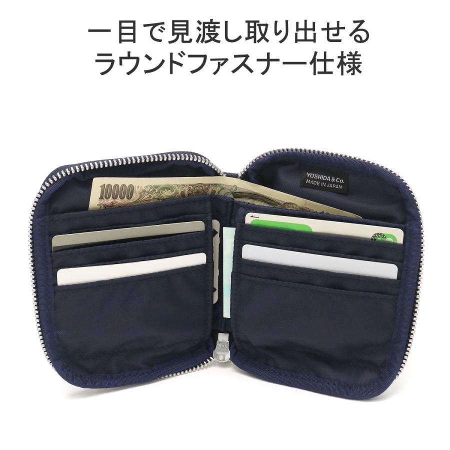 ポーター リバティー ウォレット 835-16501 二つ折り財布 吉田カバン PORTER LIBERTY WALLET 財布 ラウンドファスナー ショルダー ミニ財布 メンズ レディース｜galleria-onlineshop｜13